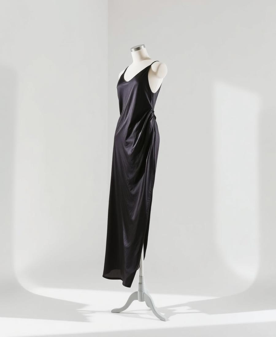 Iris Bias-Cut Slip Dress